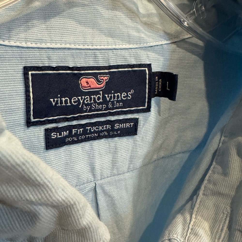 Vineyard Vines Sky Blue Tucker Shirt